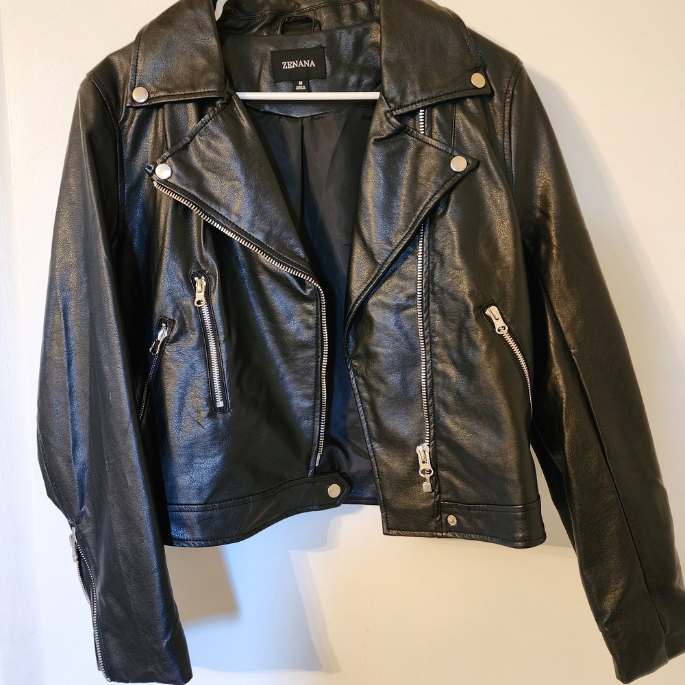 Zenana Leather Jacket